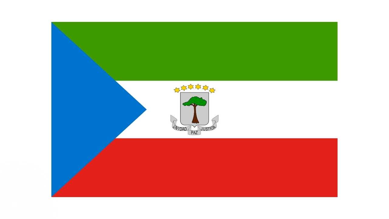 Ækvatorial Guinea flag