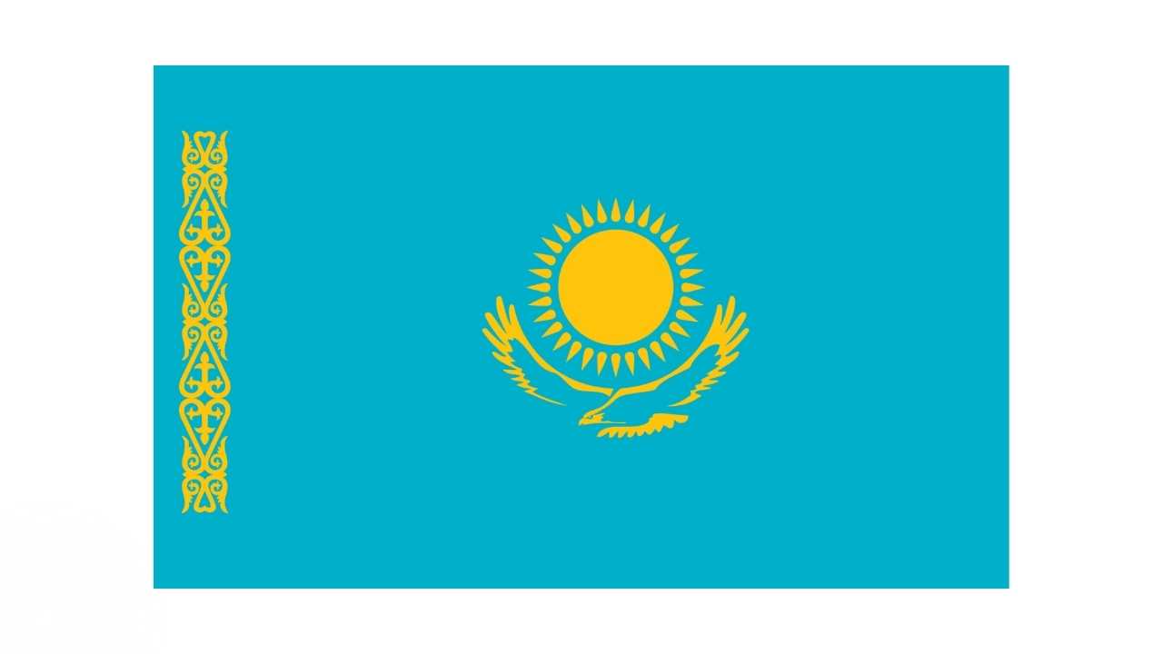 Kasakhstan flag