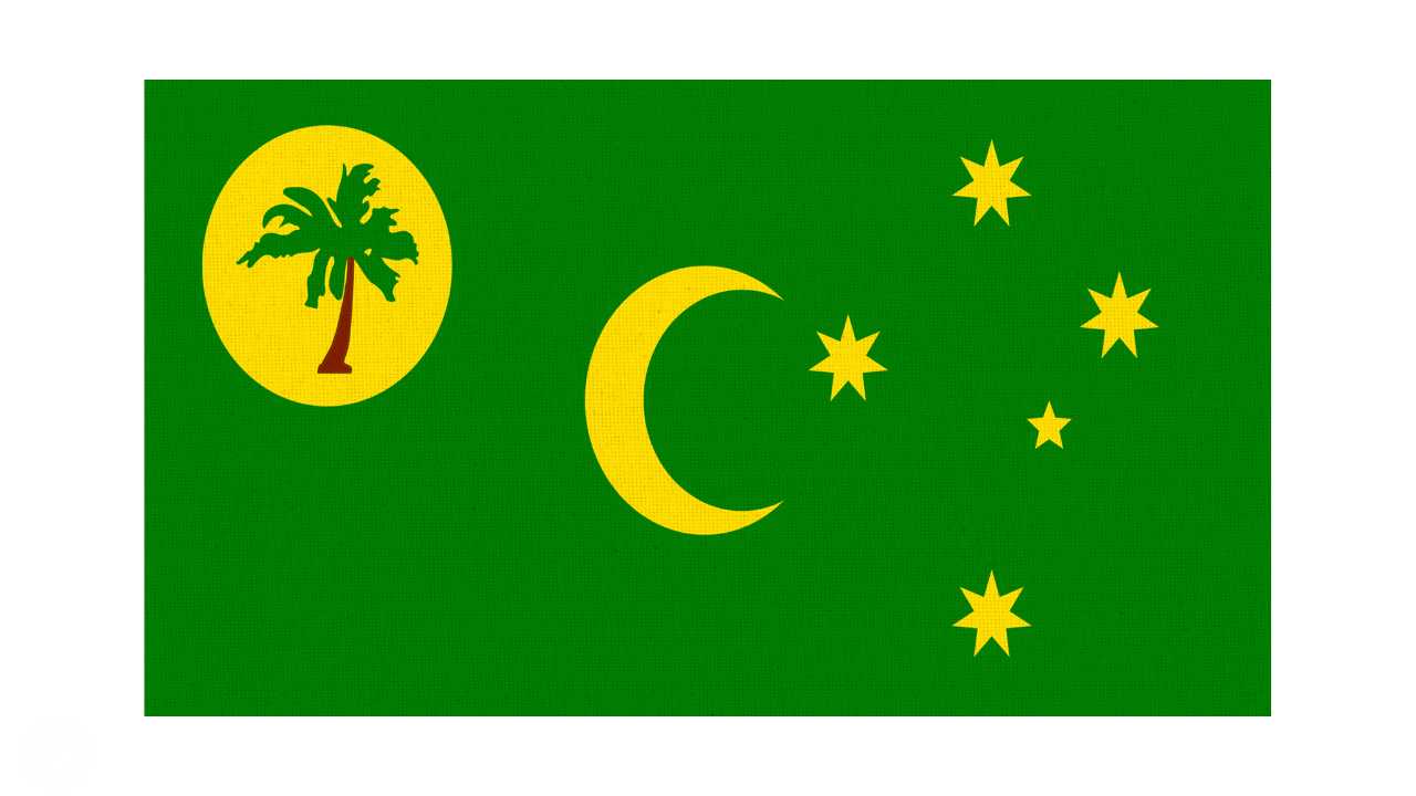 Kokosøerne flag