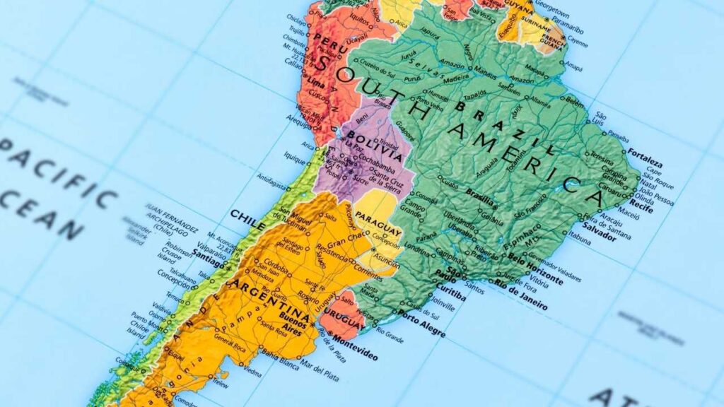 Lande i Sydamerika, Sydamerikanske flag